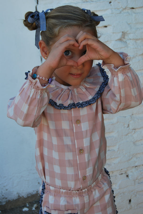 Camisa Vichy Pink